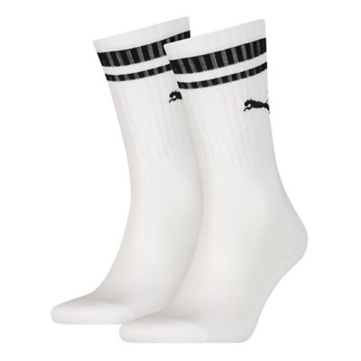 chaussettes homme puma crew heritage stripe 2p unisex
