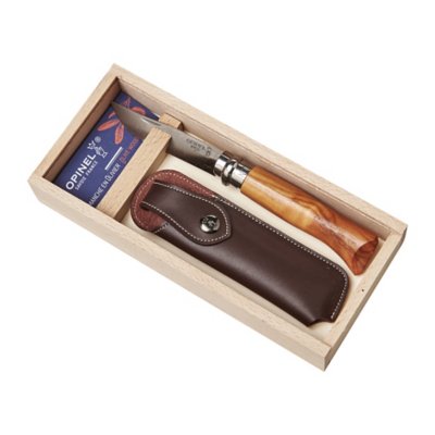 couteau plumier n°8 olivier + gaine