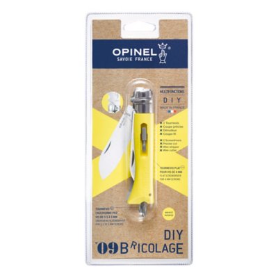 couteau n°09 bricolage jaune