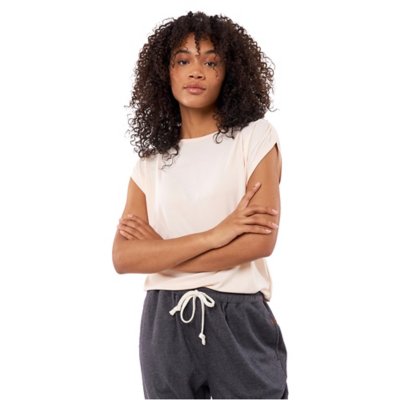 tee-shirt à manches courtes femme soft rib syam fashion