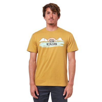 tee-shirt à manches courtes homme horizon front print ss