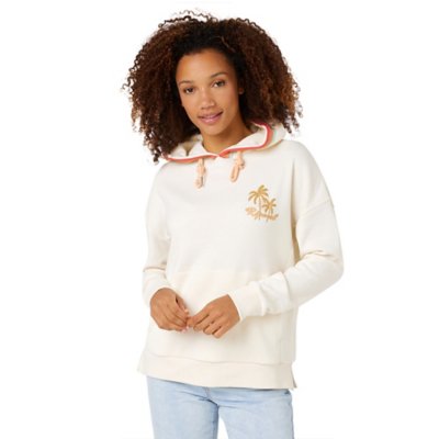 sweatshirt à capuche femme linoca fleece