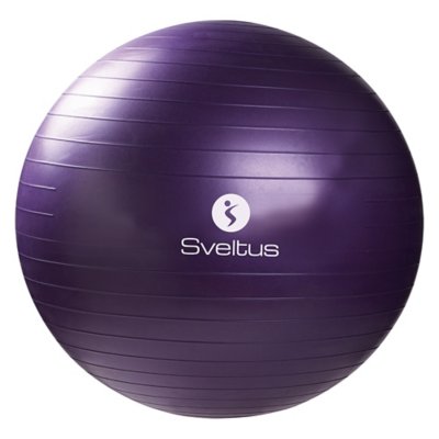 balle de gym gymball parme 75 cm