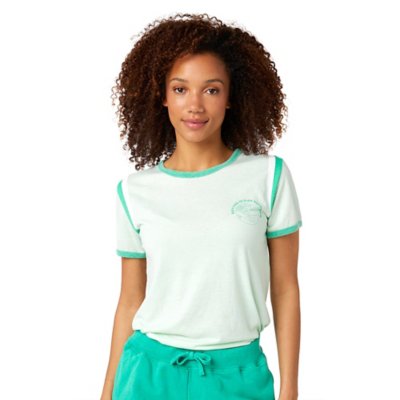 tee-shirt à manches courtes femme ringer