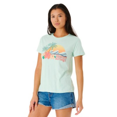 tee-shirt à manches courtes femme low tide standard