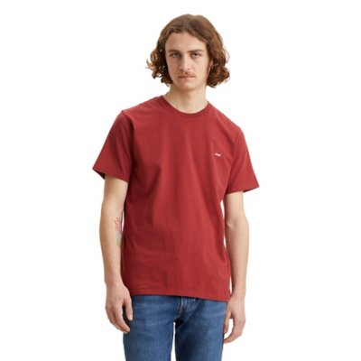 tee-shirt à manches courtes homme ss original hm 0141 brick red