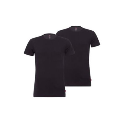 tee-shirt à manches courtes homme solid crew 2p