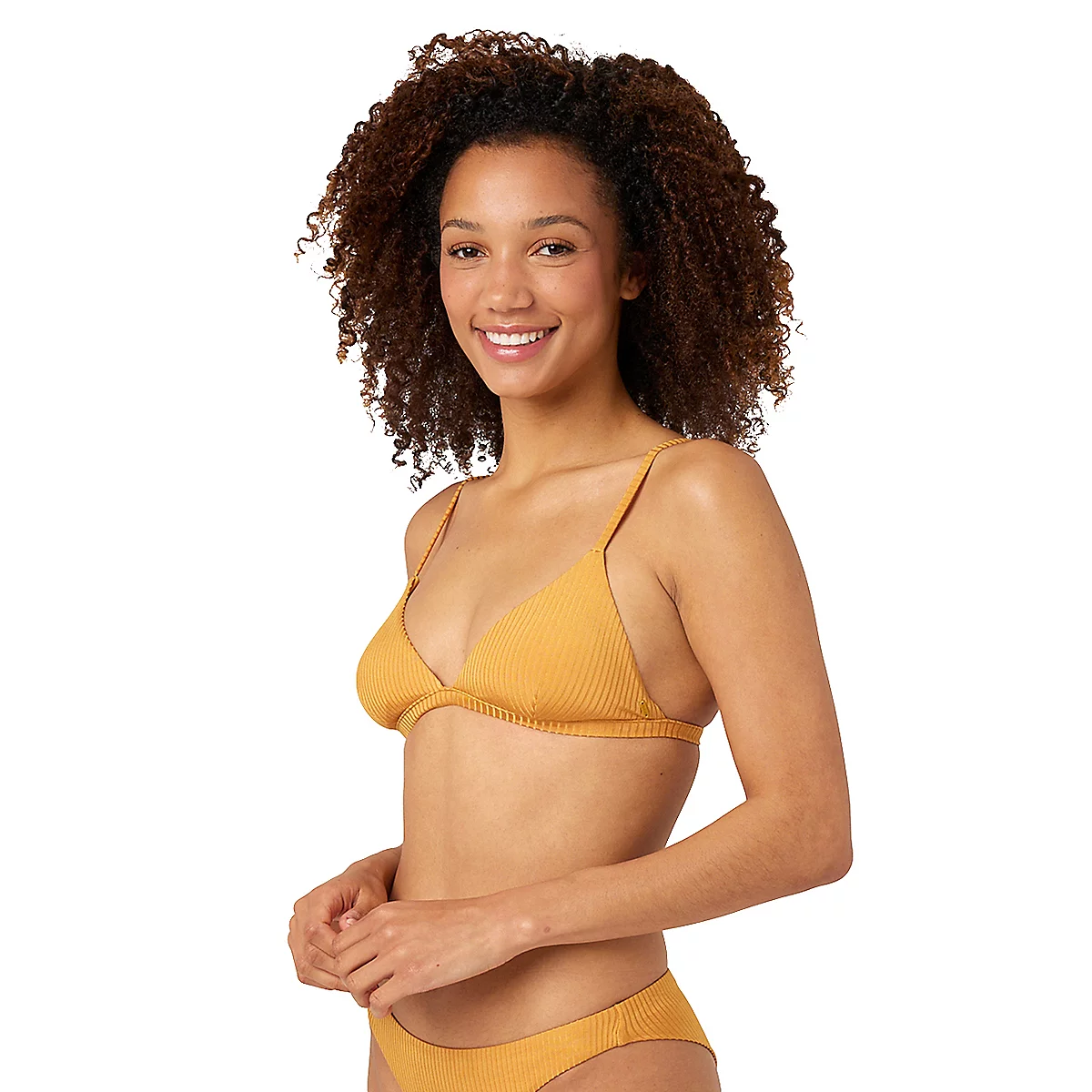 haut de maillot de bain femme modern rib fixed tri