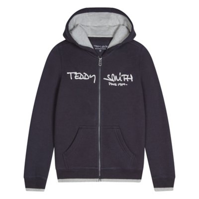 sweatshirt zippé à capuche garçon giclass