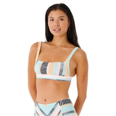 haut de maillot de bain femme ripple efct crop