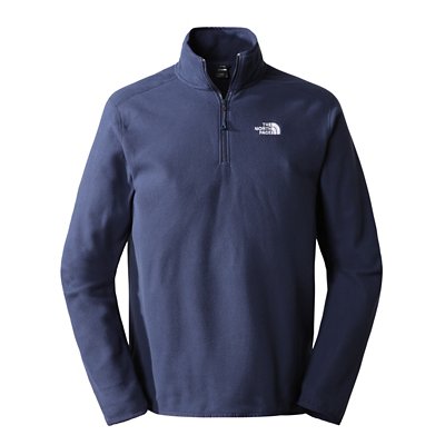 polaire demi-zip homme 100 glacier
