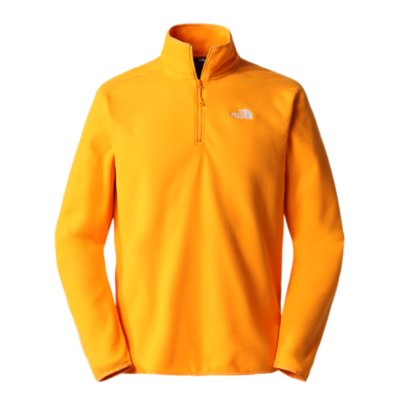 polaire demi-zip homme 100 glacier