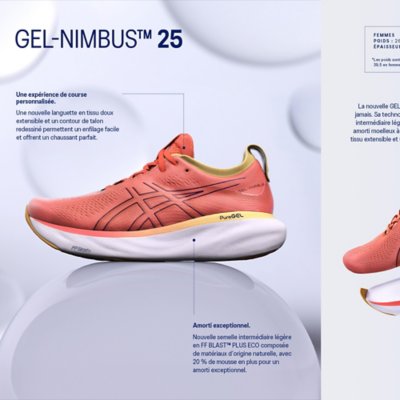 Asics nimbus shop 20 femme decathlon