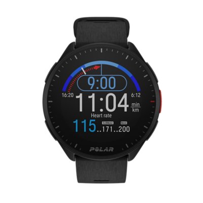 Montre GPS Cardio Pacer Night NOIR POLAR INTERSPORT