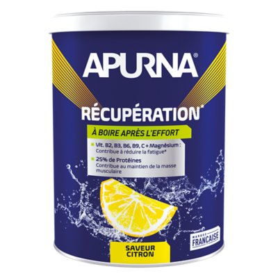 boisson de récupération poudre citron