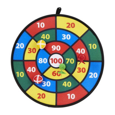 cible et fléchettes velcro