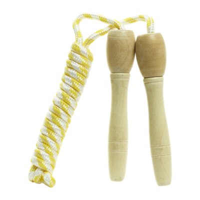 corde à sauter en bois
