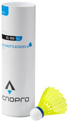 tube de 6 volants de badminton xl 100