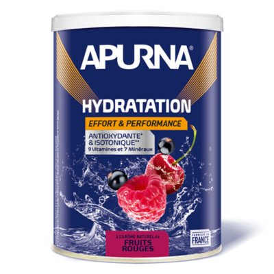 boisson d'hydratation energie fruits rouges