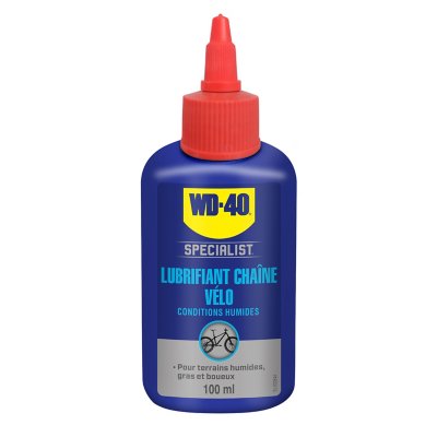 produit d'entretien lubrifiant chaîne humide 100ml
