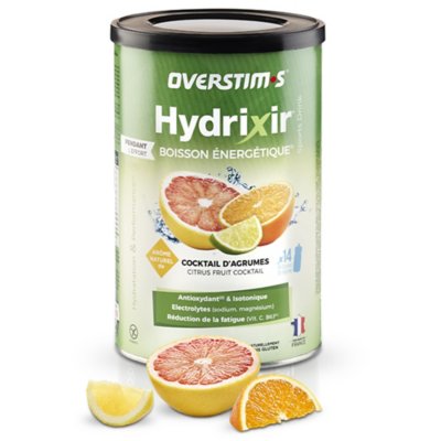 boisson d'hydratation hydrixir antioxydant cocktail agrumes