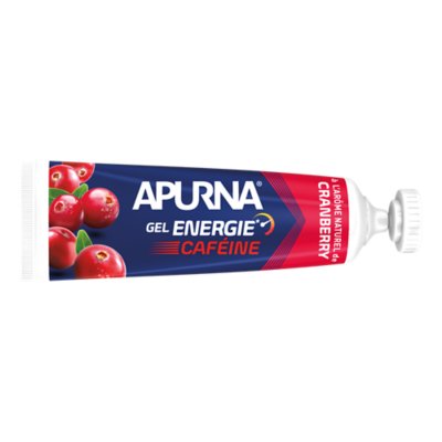gel énergétique cranberry