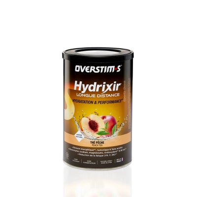 boisson d'hydratation hydrixir longue distance thé pêche