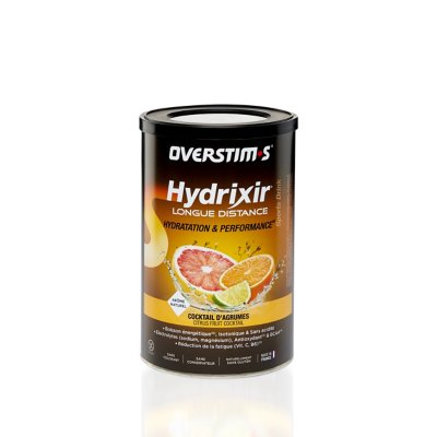 boisson d'hydratation hydrixir longue distance agrumes