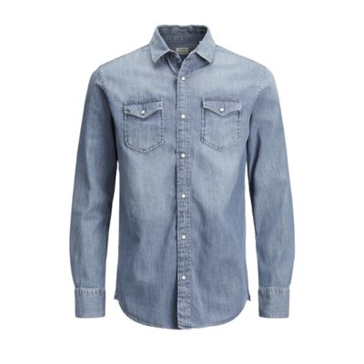chemise à manches longues homme jjesheridan l/s