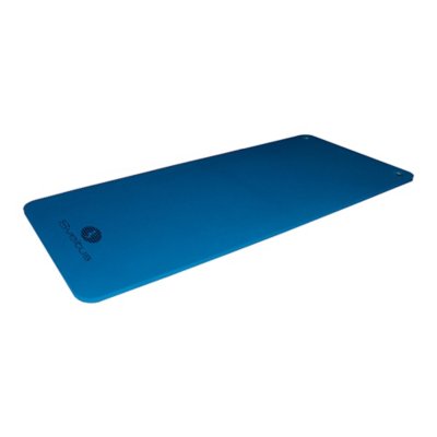 tapis de gym confort bleu 140x60