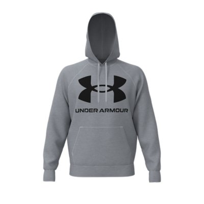sweatshirt à capuche homme ua rival fleece big logo hd