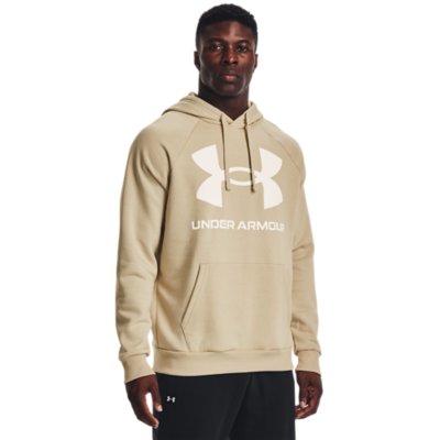 sweatshirt à capuche homme ua rival fleece big logo hd