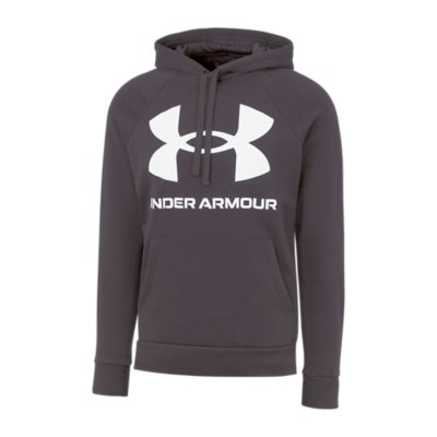 sweatshirt à capuche homme ua rival fleece big logo hd