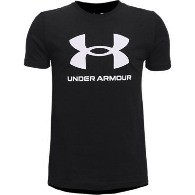tee-shirt à manches courtes garçon ua sportstyle logo ss