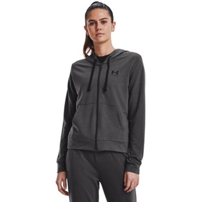 sweatshirt zippé de training à capuche femme terry fz