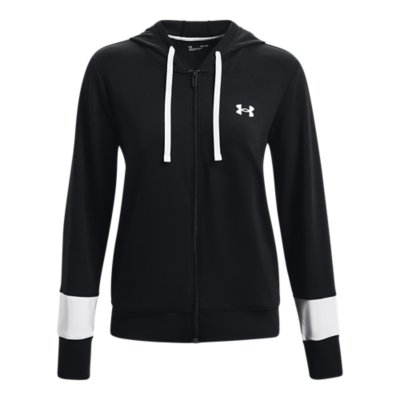 sweatshirt zippé à capuche femme rival terry cb fz hoodie