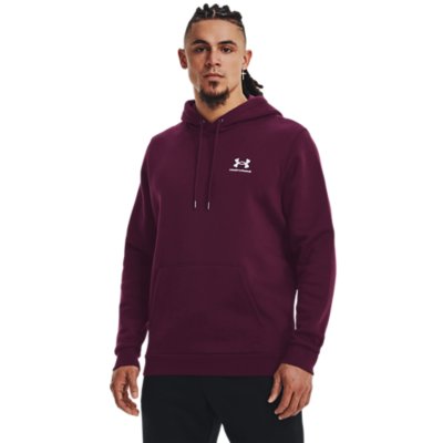 sweatshirt zippé à capuche homme ua essential fleece hoodie