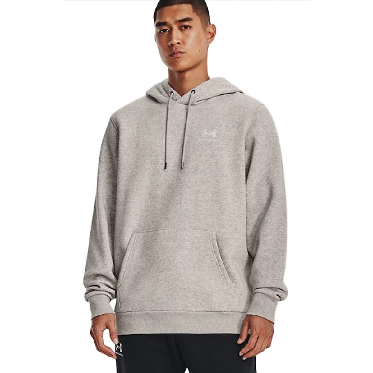 sweatshirt zippé à capuche homme ua essential fleece hoodie