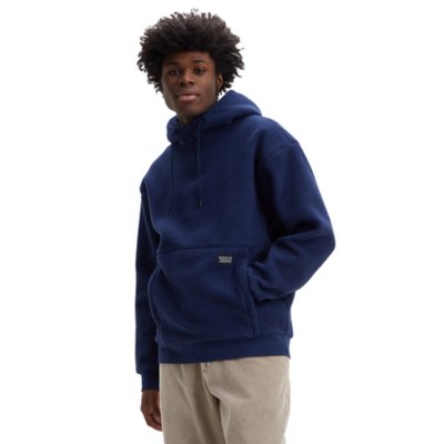 sweatshirt à capuche homme sherpa utility 0000 naval ac