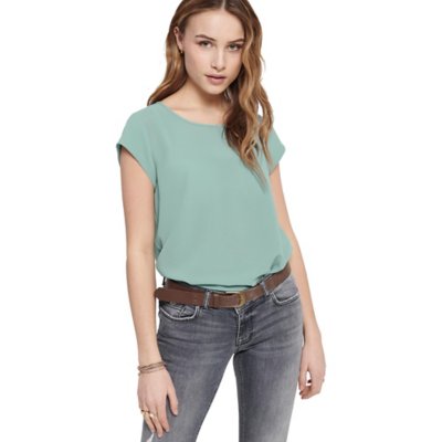 tee-shirt à manches courtes femme onlvic solid noos
