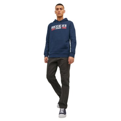 sweatshirt à capuche homme jjecorp logo noos
