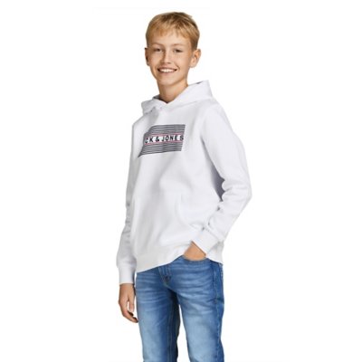 sweatshirt à capuche garçon jjecorp logo