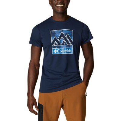 tee-shirt de randonnée à manches courtes homme zero rules short sleeve graphic