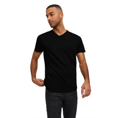 tee-shirt à manches courtes homme jjeorganic basic v-neck noos