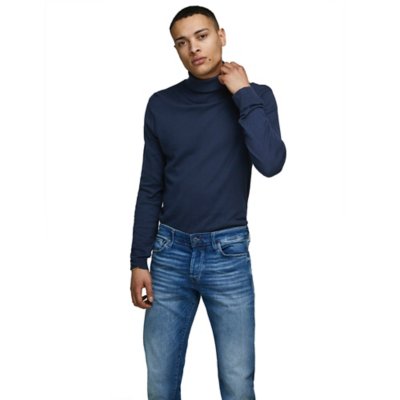 pull homme jjeemil knit roll neck noos