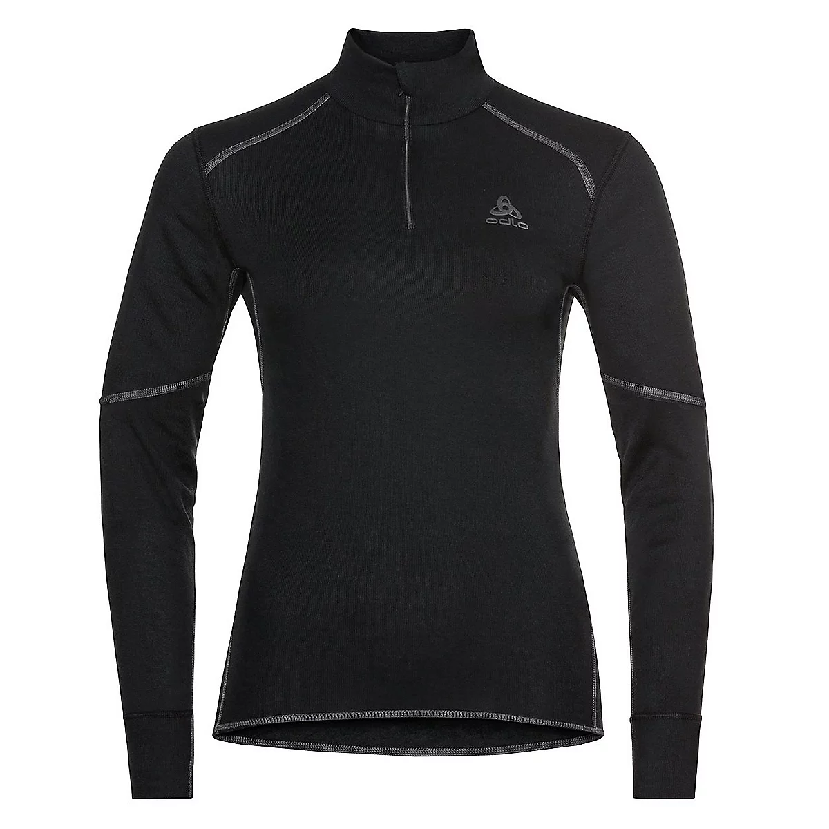 sous-couche femme bl top turtle neck l/s half zip act