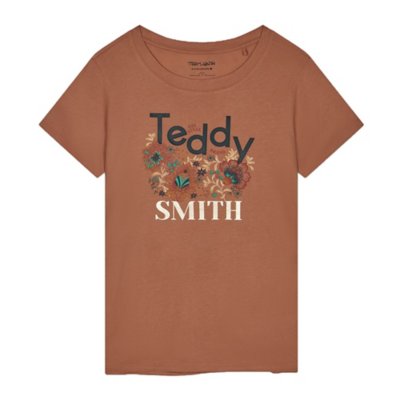 tee-shirt à manches courtes femme t-flower mc