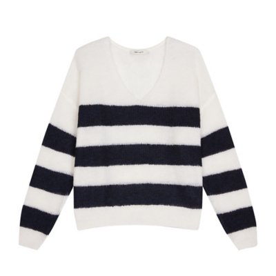 pull femme mag stripes