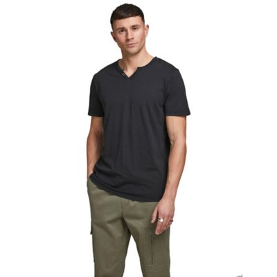 tee-shirt à manches courtes homme jjesplit neck noos
