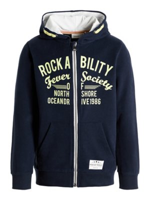sweatshirt zippé à capuche enfant nkmkrahmatpur